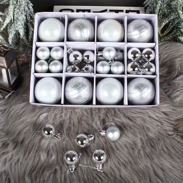 Christmas decorations, window ornaments, hanging ball sets, electroplated balls, painted balls, Christmas ball gift boxes