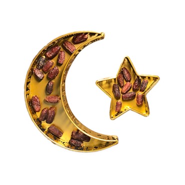 Eid Mubarak trays Muslim Ramadan castle EID al-Adha plate Moon Stars candy cake rack