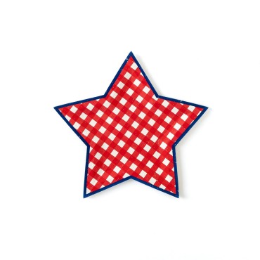 custom American Independence Day 4th of July Party Decoration star paper plate cup napkin USA Party Supplies