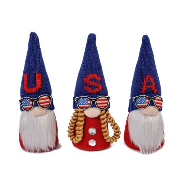 American Independence Day No-face Toy Forest Old Dwarf Dolls Creative Home toys set Decorations