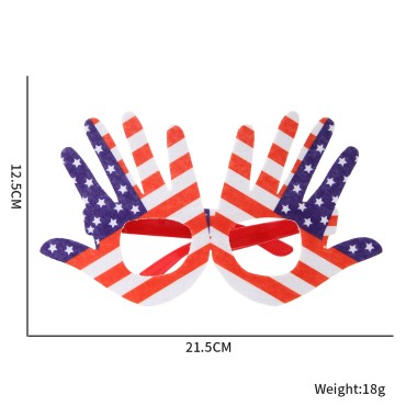 USA Patriotic Design American Flag paper glasses  Independence Day party supplies glasses decoration