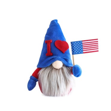 Independence Day Plush Doll Ornaments No Face Doll Kid Gift For Fourth Of July Ornament