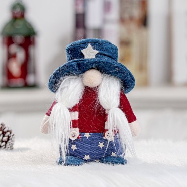 Decoration Wholesale Independence Day Party Supplies No-face Toy Beautiful Cute Old Dwarf Dolls with small hat