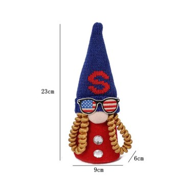 American Independence Day No-face Toy Forest Old Dwarf Dolls Creative Home toys set Decorations