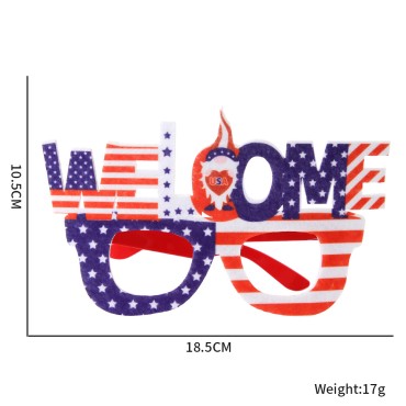 USA Patriotic Design American Flag paper glasses  Independence Day party supplies glasses decoration