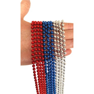 Wholesale Fourth of July Necklace Gorgeous Independence Day Party Bead Chain for Party Decorations