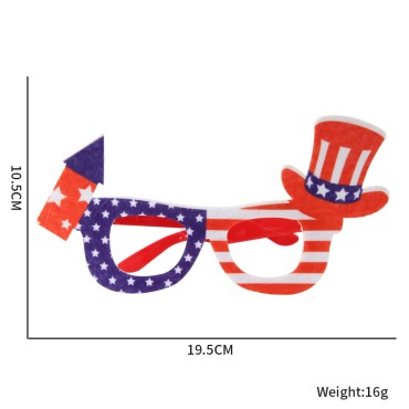 USA Patriotic Design American Flag paper glasses  Independence Day party supplies glasses decoration