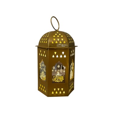 Lighting Decoration Ramadan Lamp Eid Iron Wind Lantern Craft Lantern Islamic led lamp Decorative lantern