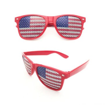 Hot sale Independence Day photo props seven-piece set glasses hairband sticker and other decorative set