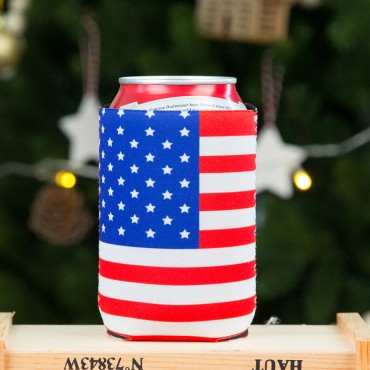 Independence Day Wine Bottle Cover New Design Keep Warm Wine Bottle Sleeve for Festival Decorations