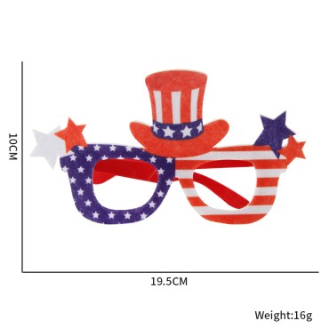 USA Patriotic Design American Flag paper glasses  Independence Day party supplies glasses decoration