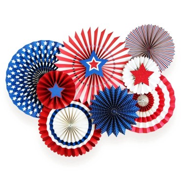 Disposable Dinnerware usa Patriotic Pack For 4th of july Plates Napkins USA independency day Event Party Supplies decoration