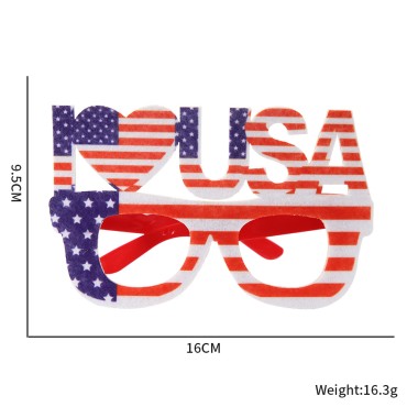 USA Patriotic Design American Flag paper glasses  Independence Day party supplies glasses decoration