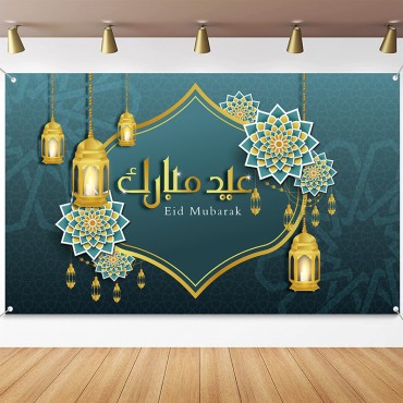 Islamic Ramadan Tapestry Decoration Cloth Muslim Wall Background Cloth Eid Moon Print Hanging Cloth For Bedroom Decorations