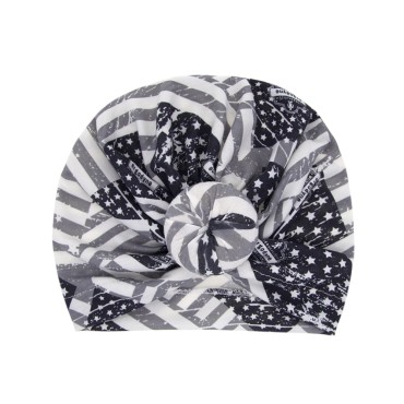 Wholesale New Lovely Baby Turban Headband Cute Independence Day Infant Baby Beanie Hat