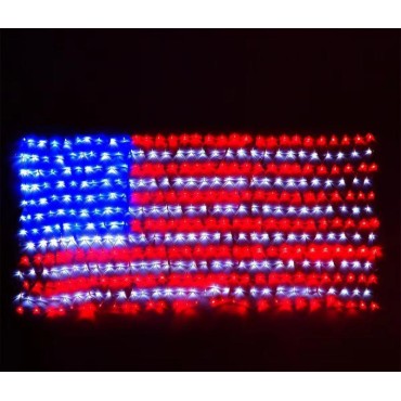 Super Bright LED American Flag lights Independence Day July 4th Decorative  Light