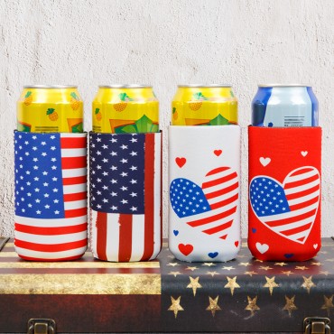 Independence Day Wine Bottle Cover New Design Keep Warm Wine Bottle Sleeve for Festival Decorations