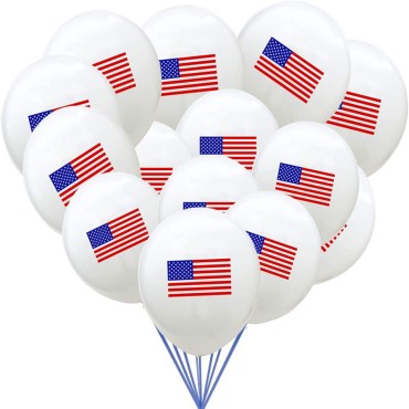 Wholesale Independence Day Decoration Set Party Supplies Hanging Paper Fans Swirls Star Confetti Flag Banner Pull Flag Kit