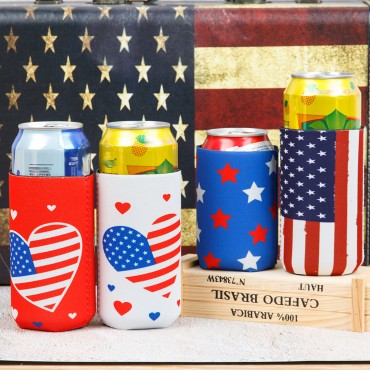 Independence Day Wine Bottle Cover New Design Keep Warm Wine Bottle Sleeve for Festival Decorations