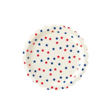 custom American Independence Day 4th of July Party Decoration star paper plate cup napkin USA Party Supplies