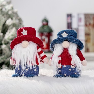 Decoration Wholesale Independence Day Party Supplies No-face Toy Beautiful Cute Old Dwarf Dolls with small hat