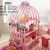 Paper 3-layer pink rose cake rack  + $0.02 