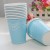 12 270ml paper cups, petal lace blue  + $0.29 