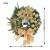 V3-5 Wheat Ear Golden Lantern wreath 