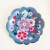 8 7-inch 18cm paper trays with blue flowers  + $0.09 