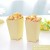 8 popcorn paper boxes, single color hot gold  + $0.20 