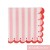 20 tissues 33x33cmx3 layers with red edges, pink stripes, and cut edges  + $0.26 