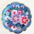 8 9-inch 23cm paper trays with blue flowers  + $0.44 