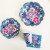 Four piece set of blue flowers  + $4.50 