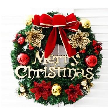 Christmas decorations, wreaths, wreaths, display windows, doors, hanging Teng strips, site layout, wholesale of Christmas wreaths