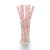 25 straws pink 