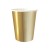 8 9.5oz paper cups with monochromatic gold stamping  + $0.55 