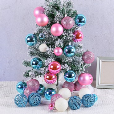 Christmas Ball Gift Box Set Amazon Christmas Tree Accessories Bead Gift Box Christmas Decorative Ball Pendant