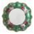 8 sets of 22cm irregular plates with green edges  + $0.11 