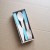 Boxed knives, forks, spoons, 8 blue each 