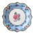 Set of 8 22cm irregular plates with blue border flowers  + $0.11 