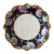 Set of 8 22cm irregular plates with black border flowers  + $0.11 