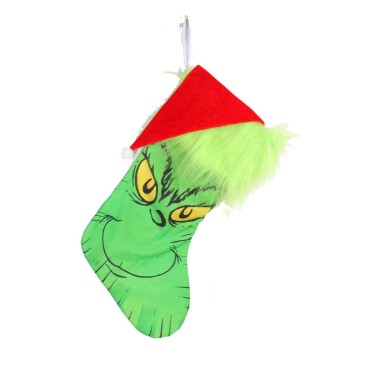 Christmas Day Decorative Socks Greenwich Green Hair Monster Glow Socks Candy Bag Pendant Gift Bag Wholesale