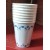 8 270ml deep blue blue and white porcelain cups 