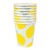 8 270ml paper cups with gilded lemons  + $0.55 