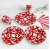 Five piece set of Chinese red tableware  + $5.93 