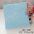 20 tissues, lace petals, light blue  + $0.48 