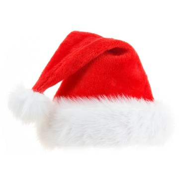 2024 Christmas Hat Thickened Big Ball Hat Santa Claus Haipai Hat Long Plush Christmas Hat