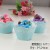 12 cake edges with lace petals in light blue  + $0.33 