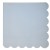 20 sheets of 33cm wavy edge tissues in light blue color  + $0.70 