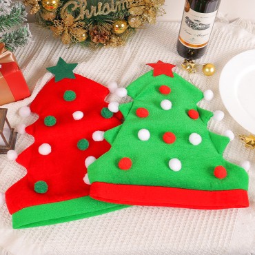 New Christmas Tree Hat Amazon Creative Christmas Hat Festival Party Elf Hat Christmas Hat Wholesale